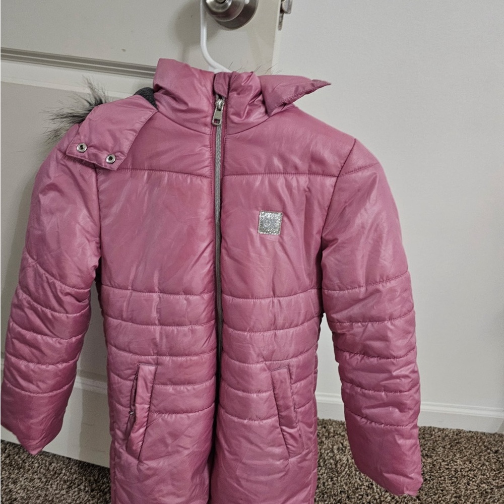 Pink Quilted Kids Jacket